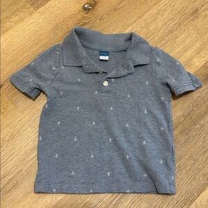 Old Navy Heather Gray Polo Shirt